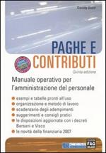 Paghe e contributi. Manuale operativo per l'amministrazione del personale