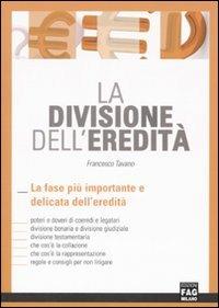 La divisione dell'eredità - Francesco Tavano - copertina