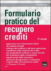 Formulario pratico del recupero crediti - Gianpaolo Luzzi - copertina