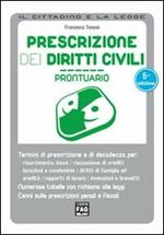 Prescrizione dei diritti civili. Prontuario