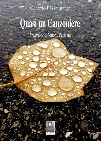 Quasi un canzoniere - Gerardo Passannante - copertina
