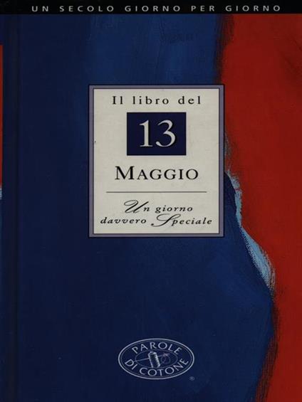 Il libro del 13 maggio. Un giorno davvero speciale - copertina