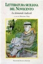Letteratura siciliana del Novecento. Le domande radicali