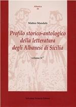 Profilo storico-antologico della letteratura degli albanesi di Sicilia. Vol. 2