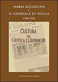 Maria Accascina e il giornale di Sicilia (1938-1942). Vol. 2 - copertina