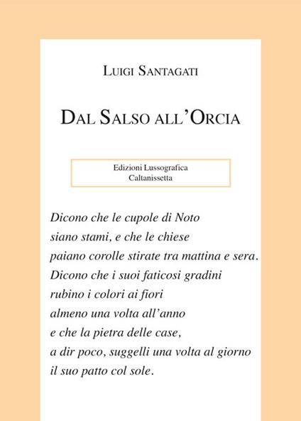 Dal Salso all'Orcia - Luigi Santagati - copertina