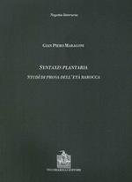 Syntaxis plantaria. Studi di prosa dell'età barocca