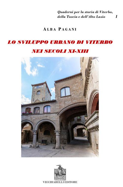 Viterbo nei secoli XI-XII. Lo sviluppo urbano di Viterbo nei secoli XI-XIII. L'aristocrazia cittadina e lo spazio urbano a Viterbo. Schede genealogiche e documenti delle famiglie viterbesi - Alba Pagani - copertina