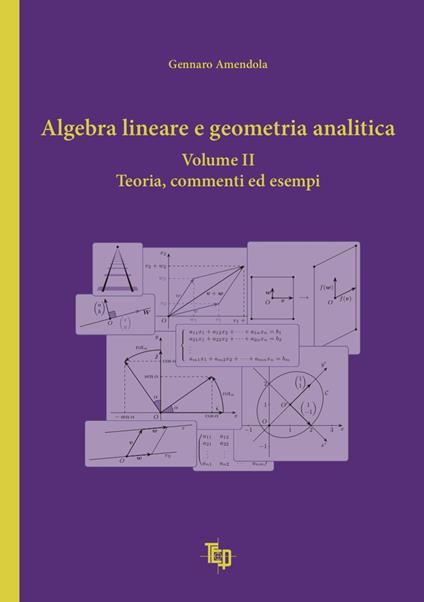 Algebra lineare e geometria analitica. Vol. 2: Teoria, commenti ed esempi. - Gennaro Amendola - copertina