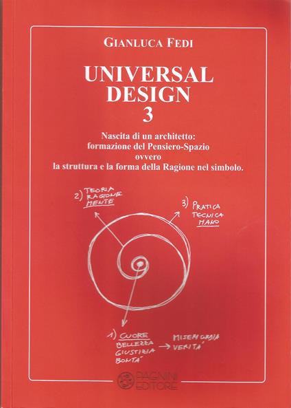 Universal design. Vol. 3: Nascita di un architetto: formazione del pensiero-spazio ovvero la struttura e la forma della ragione nel simbolo - Gianluca Fedi - copertina