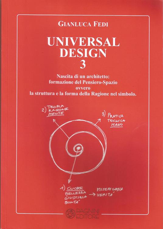 Universal design. Vol. 3: Nascita di un architetto: formazione del pensiero-spazio ovvero la struttura e la forma della ragione nel simbolo - Gianluca Fedi - copertina