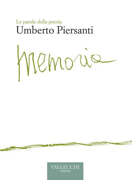 Memoria - Umberto Piersanti - copertina