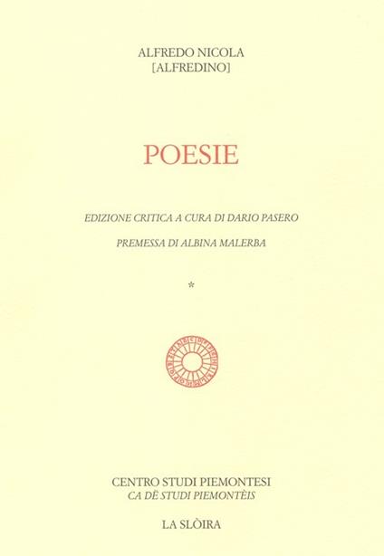 Poesie - Alfredo Nicola - copertina
