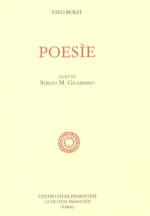 Poesie. Testo piemontese - Tavo Burat - copertina