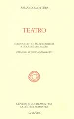 Teatro. Ediz. critica delle commedie