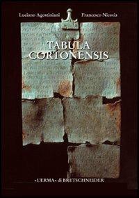 Tabula cortonensis - Luciano Agostiniani,Francesco Nicosia - copertina