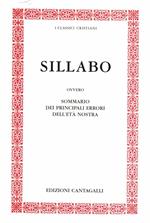 Sillabo. Sommario dei principali errori della nostra età