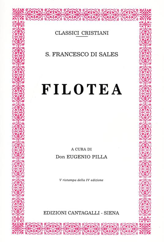 Filotea - Francesco di Sales (san) - copertina