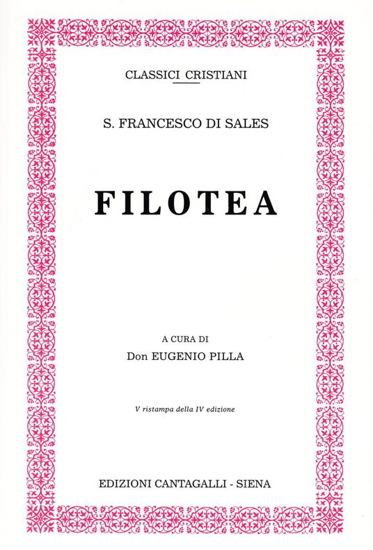 Filotea - Francesco di Sales (san) - copertina