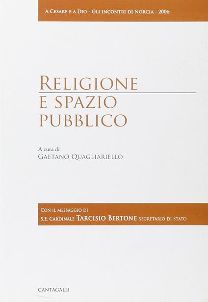 Religione e spazio pubblico - copertina
