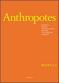 Anthropotes. Rivista di studi sulla persona e la famiglia (2009) vol. 1-2 - copertina