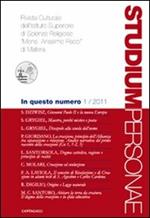 Studium personae. Rivista culturale dell'Istituto superiore di scienze religiose Mons. A. Pecci di Matera (2011). Vol. 1