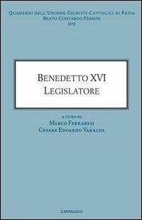 Benedetto XVI legislatore - copertina