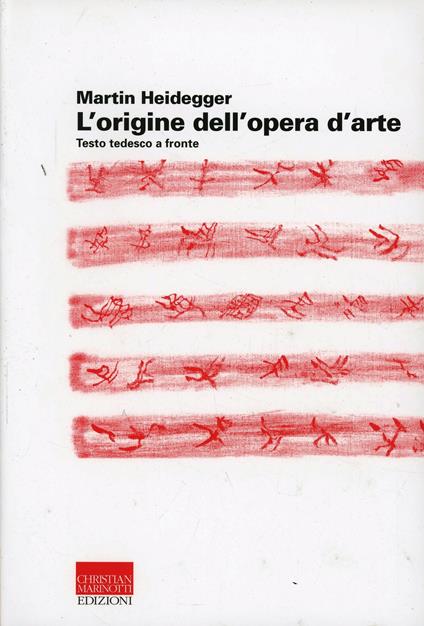 L' origine dell'opera d'arte. Testo tedesco a fronte - Martin Heidegger - copertina