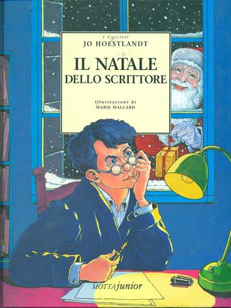 Il Natale dello scrittore - Jo Hoestlandt - copertina