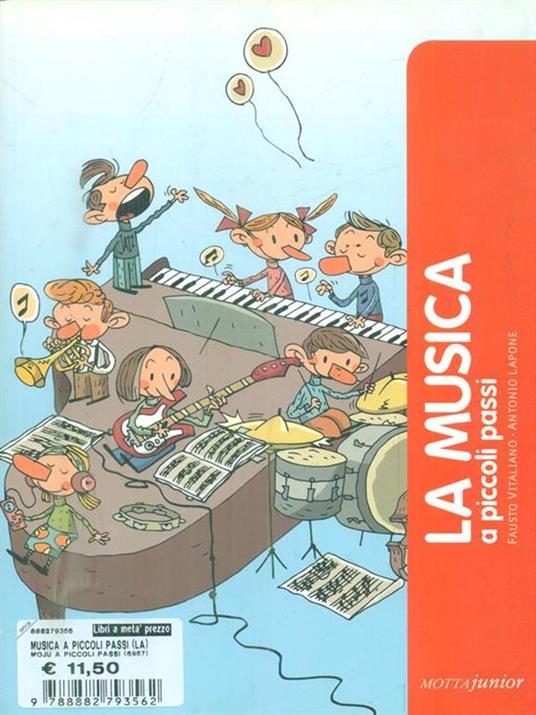 La musica a piccoli passi - Fausto Vitaliano - copertina