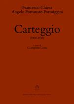 Carteggio (1909-1933)