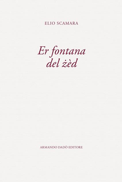 Er fontana del żèd - Elio Scamara - copertina