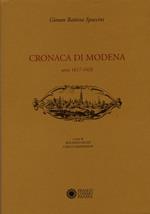 Cronaca di Modena. Vol. 4: Anni (1617-1620)