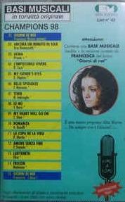 Champions 98 (Musicassetta) - Musicassetta