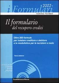 Il formulario del recupero crediti. Con CD-ROM - Graziella Grassi,Flavio Saltarelli - copertina