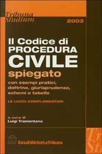 Il Codice di procedura civile spiegato con esempi pratici, dottrina, giurisprudenza, schemi e tabelle. Le leggi complementari - copertina