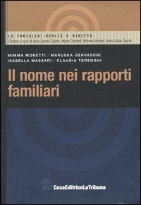 Il nome nei rapporti familiari - copertina