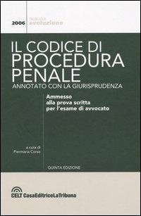 Il codice di procedura penale. Annotato con la giurisprudenza - copertina