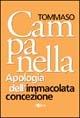 Apologia dell'Immacolata Concezione - Tommaso Campanella - copertina