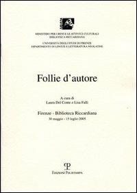 Follie d'autore - copertina