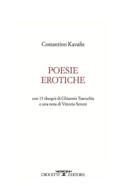 Poesie erotiche - Costantino Kavafis - ebook