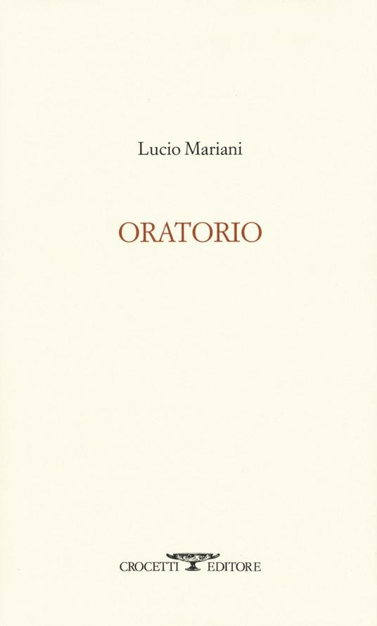 Oratorio - Lucio Mariani - copertina