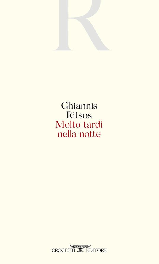 Molto tardi nella notte - Ghiannis Ritsos - copertina
