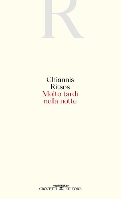 Molto tardi nella notte - Ghiannis Ritsos - copertina