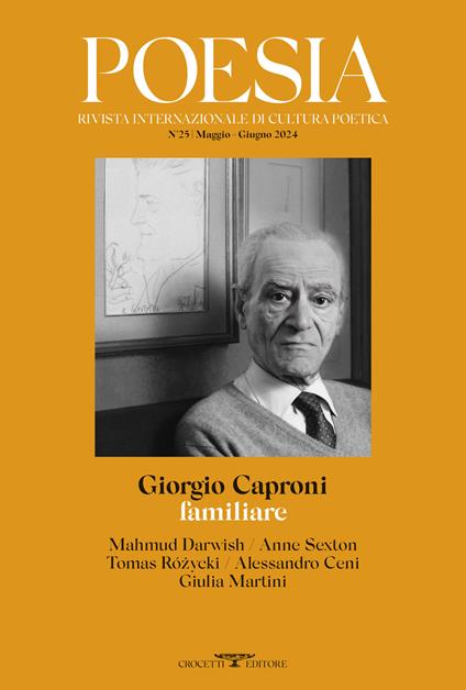 Poesia. Rivista internazionale di cultura poetica. Nuova serie. Vol. 25: Giorgio Caproni familiare - copertina