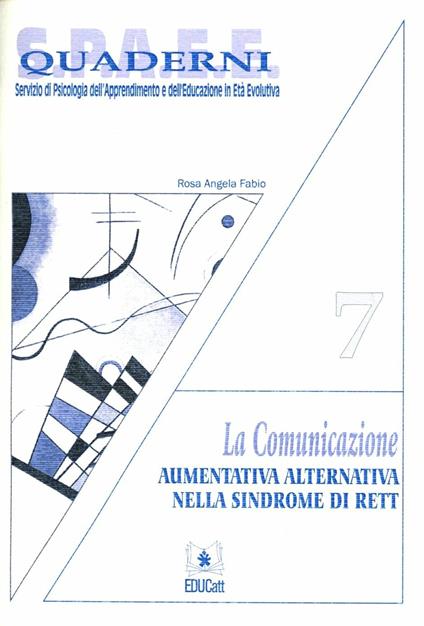 La comunicazione aumentativa alternativa nella sindrome di Rett. Con CD-ROM - Rosa Angela Fabio - copertina