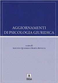 Aggiornamenti di psicologia giuridica - copertina