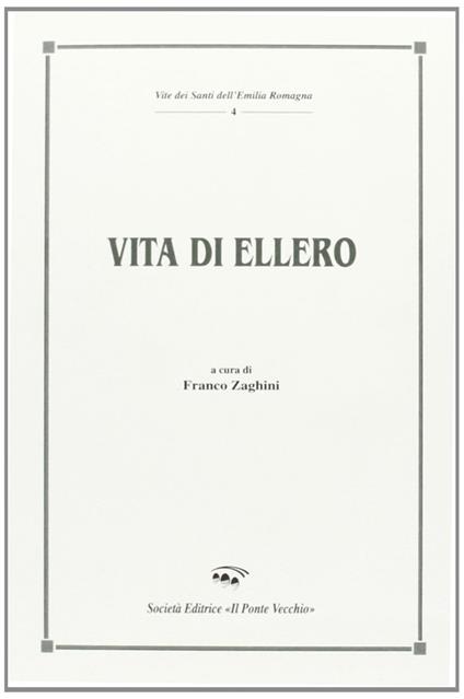 Vita di Ellero - Franco Zaghini - copertina