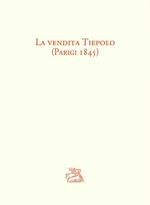 La vendita Tiepolo (Parigi 1845)