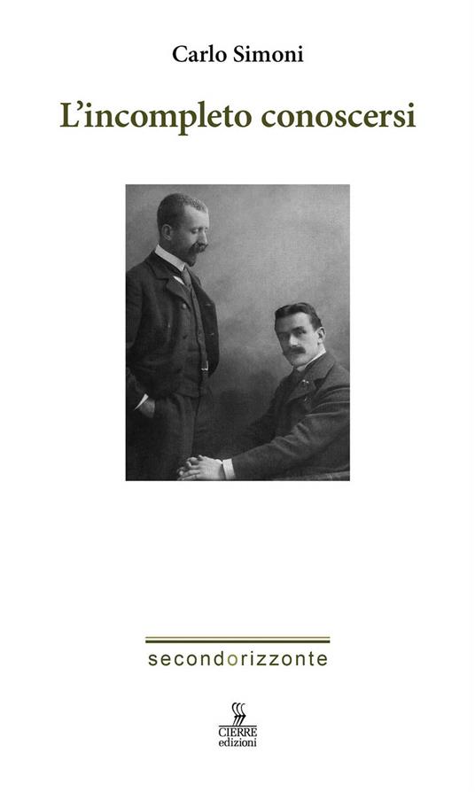 L'incompleto conoscersi - Carlo Simoni - copertina